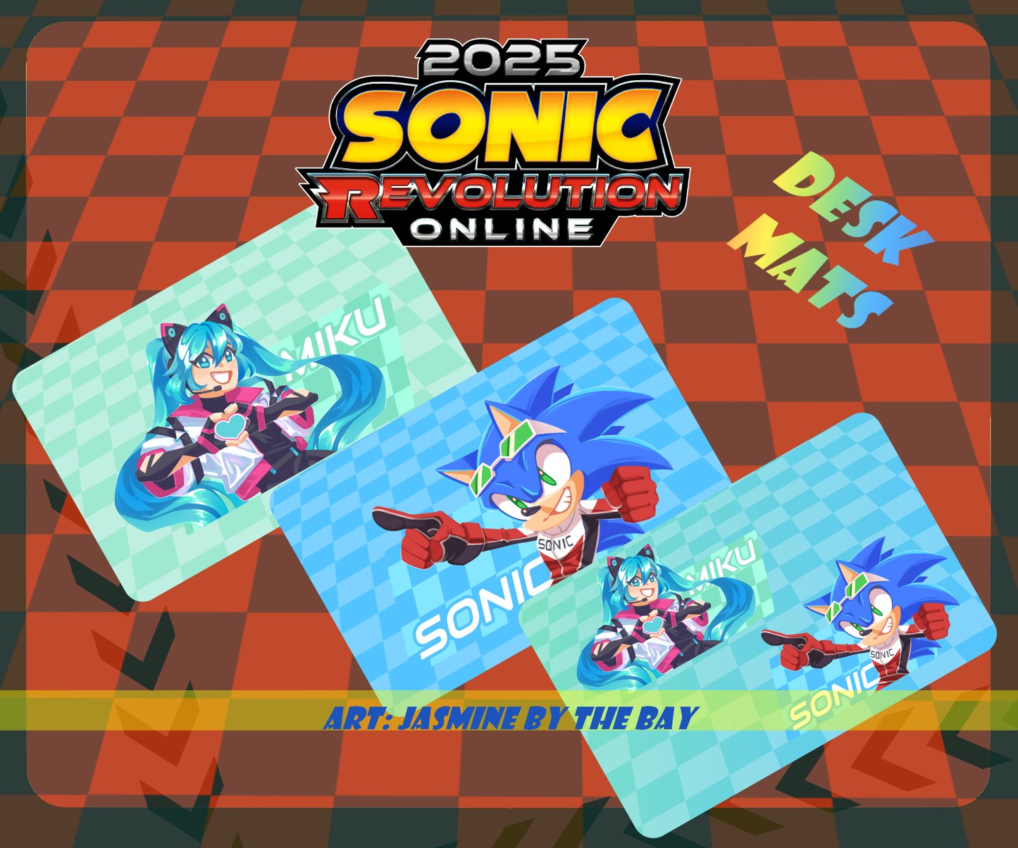 00[REVO2025] Miku and Sonic [Deskmat]